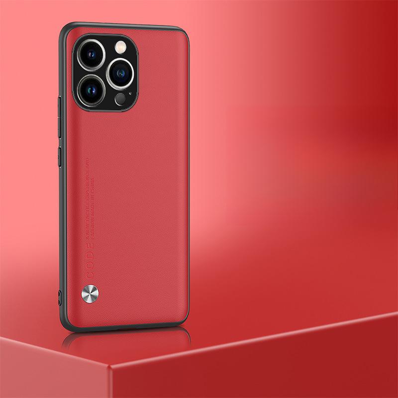 

Применимо к мобильному телефону iPhone15Promax, узор из кожи хитина, 14 мужской Apple 16 защитный чехол, все включено 13 бизнес iPhoneSE 2022