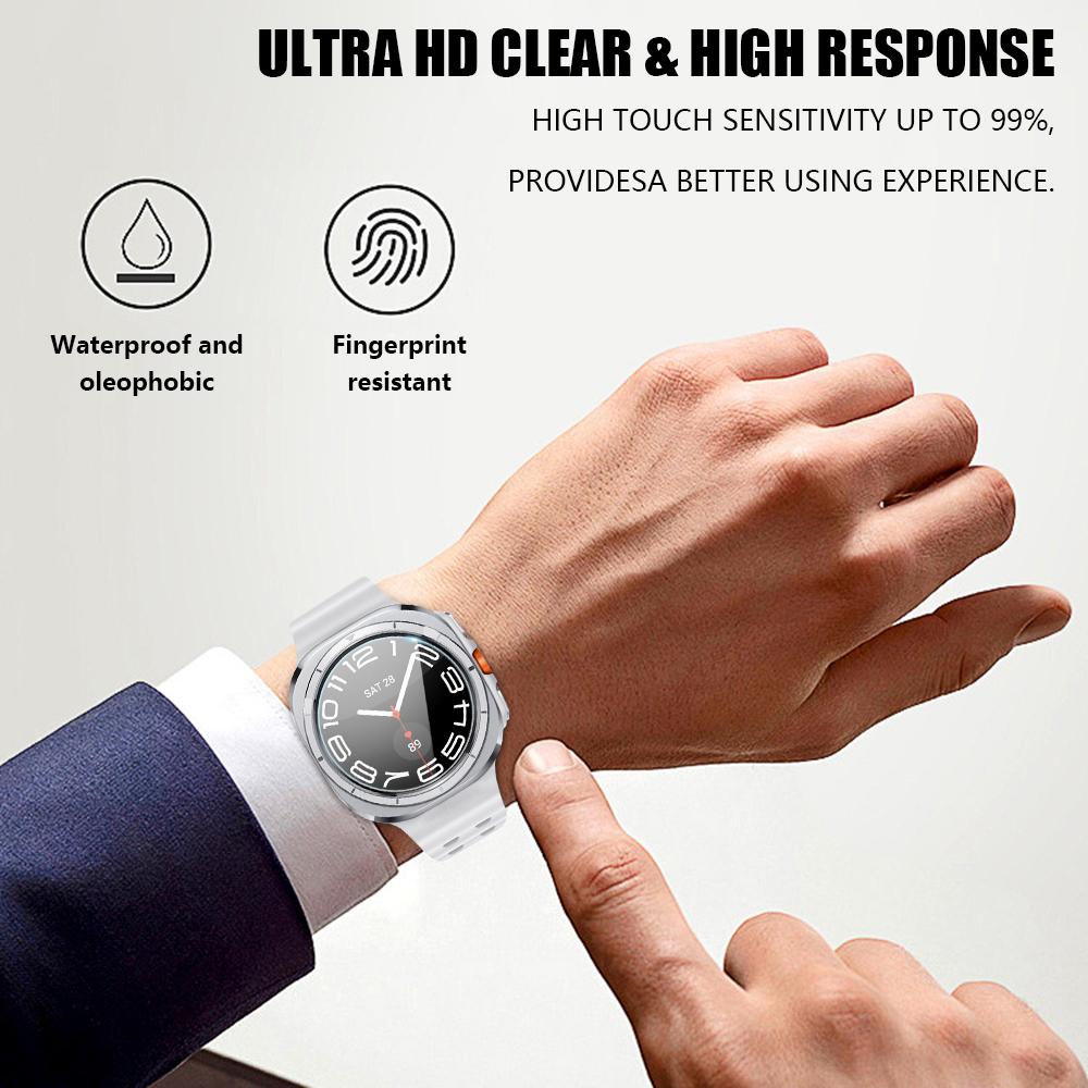 2-5PCS Screen Protector for Samsung Galaxy Watch 7 Ultra 47mm Anti-Scratch Tempered Glass Film for Watch7 40mm 44mm