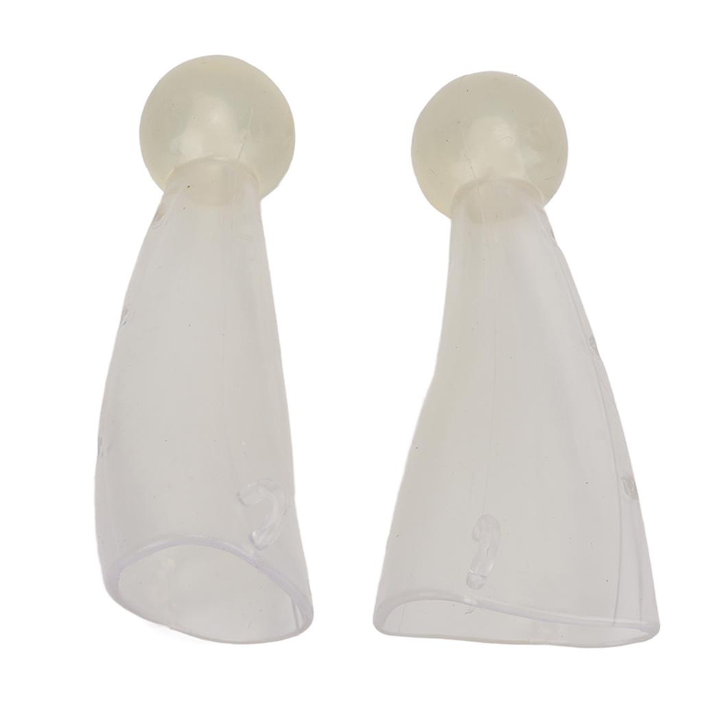 Horn Protective Cover Safe Thicken Round Cornered Silicone Horn Protector with Stainless Steel Hoop