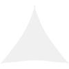 VidaXL Sun Sail Triangular Oxford Fabric 4.5x4.5x4.5 M White