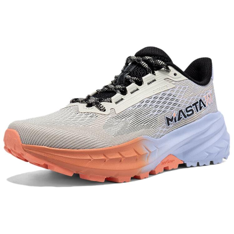 361 Rutschfeste und atmungsaktive Niedrig geschnittene Trailrunning Rennlaufschuhe Damen Grau Orange Lila 582523301 /