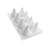 Stampi in Silicone a Forma di Cono Strumento da Forno Mousse Stampi per Decorare Torte per Fare Cioccolato Caramelle Candela Sapone Duraturo