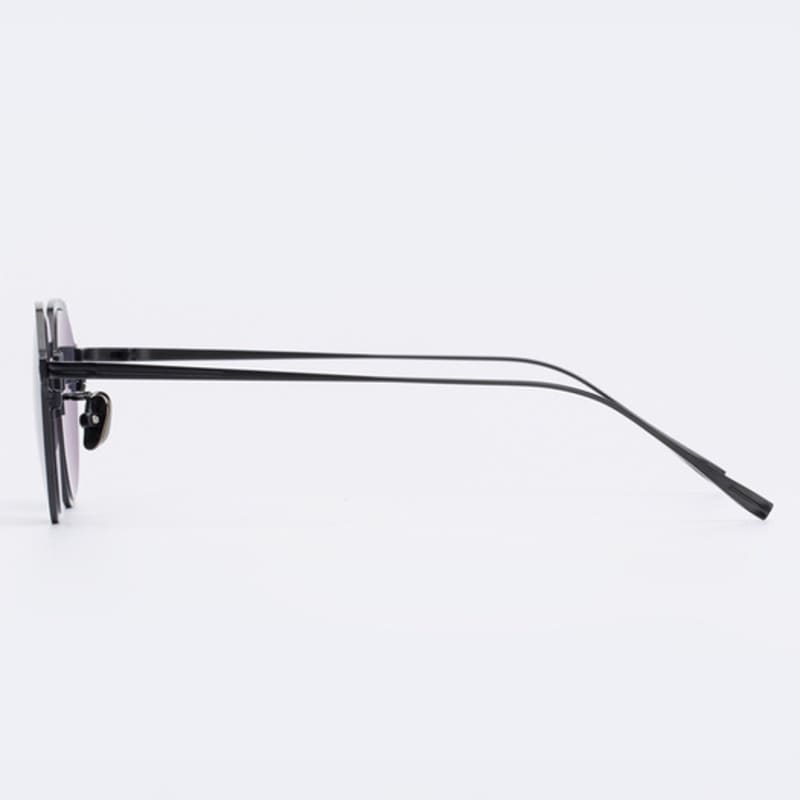 MATTEPUZ MP-09 TITANIUM SUNGLASS BLACK