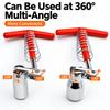 360 Degree Rotation Spark Plug Socket Wrench T-Handle Wrench  for Auto Repair Engine Maintenance