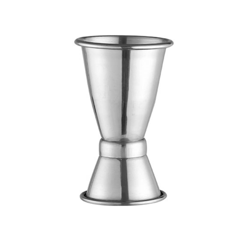 Stainless Steel 30/60ml Measuring Cup Double Ended Curled Edge Cocktails Graduated Measure Device Home Bar High-end Wine Utensil