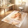 Personalized Crystal Velvet Carpet,Sabrina Carpenter Custom Printed Name, Plush Area Rug For Home Indoor Decor
