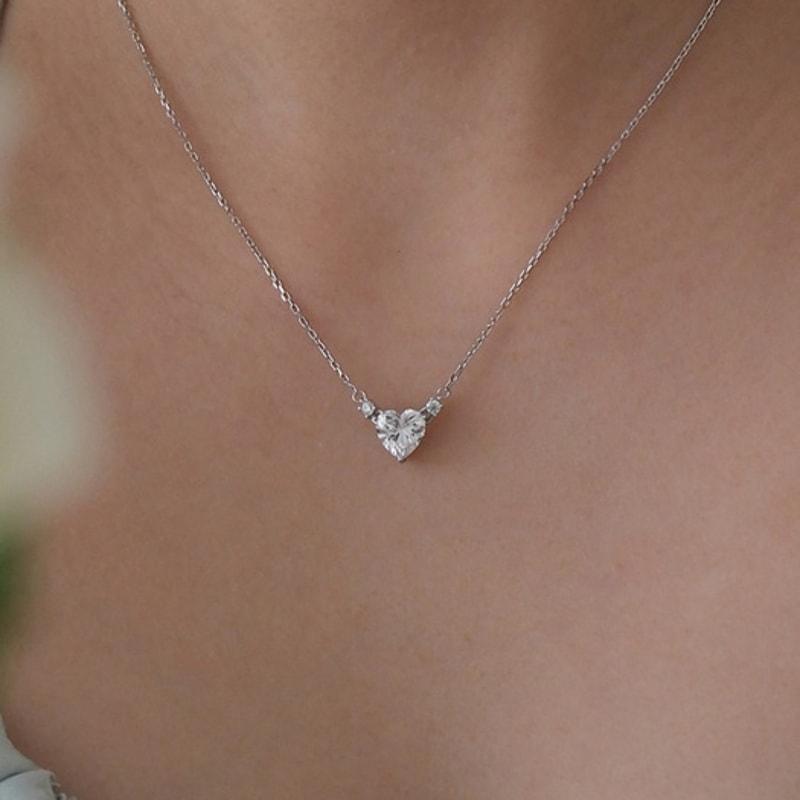 

TORTOISE [Silver925] Coucy Heart Necklace silver