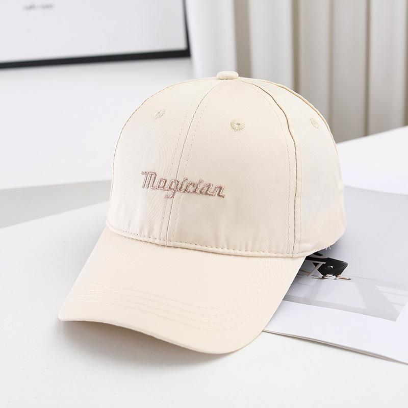 Spring And Summer Japan And Korea Letter Embroidery Hat Women'S Casual Fashion Men'S And Women'S Versatile Soft Top Cap Baseball Cap