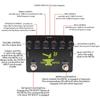 Guitar Effects Heavy Metal Boost Guitar Pedal To Metal Effects Stompbox with 3 Band EQ Mid Focus Electric Guitar Effects Pedal