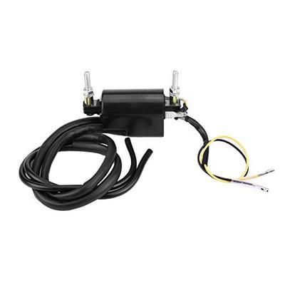 Ignition Coil Dual-Qiilu Plastic Ignition Coil Dual Wire Output Honda CB160 CB350 CB400 CB650 CB1000 KAWASAKI YFM350
