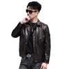 Cowhide Leather Jacket Men's Casual Large Size Men's Top Real Cowhide Motorcycle Jacket