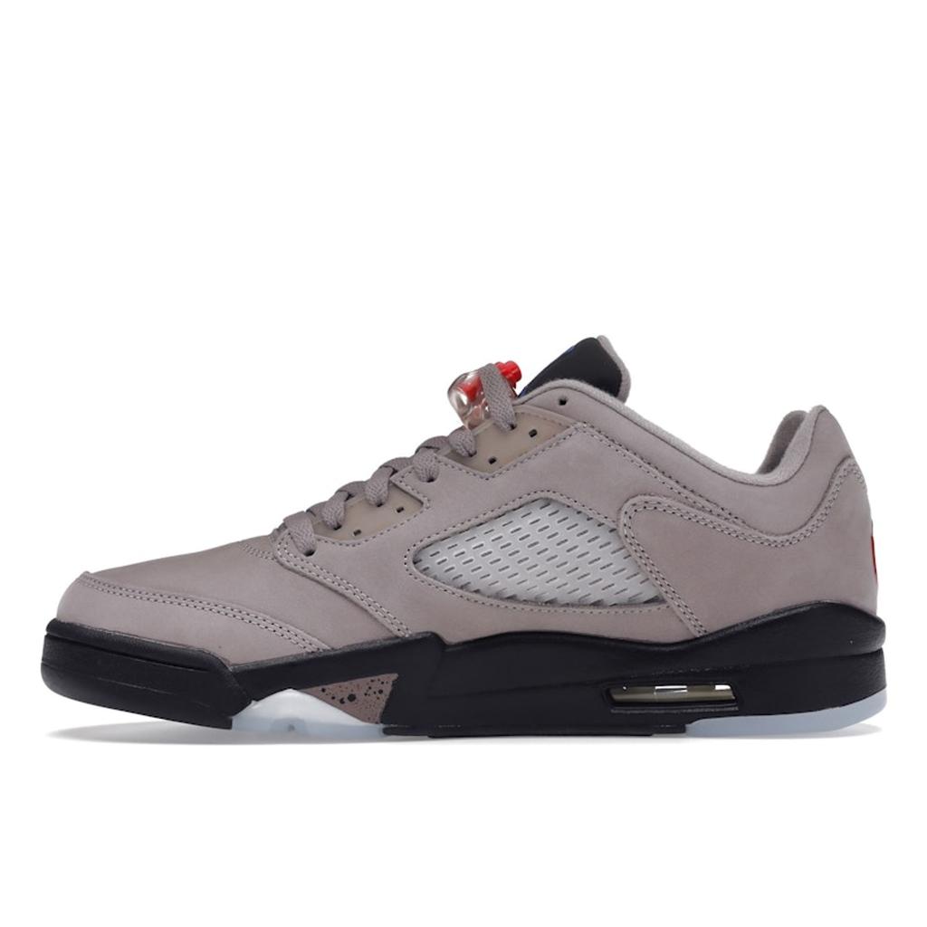 Paris Saint-Germain x Air Jordan 5 Retro Low Paname Sneakers Unisex Szary Pumeks Game-Royal DX6325-204