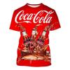 3D Digital Printing T-Shirt Teen Men's Short Sleeve Top Versatile Breathable