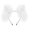 Japanese Lolita Headdress: Handmade Plush Cat & Fox Ears Headband