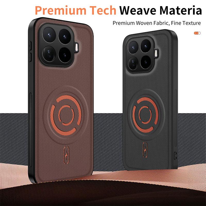 For Xiaomi 17T Pro 15T Pro 17T 15T High End Fabric Magnetic Wireless Charging Phone Case