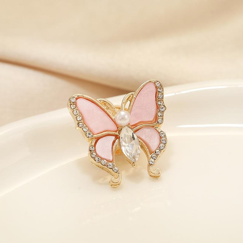

Butterfly temperament brooch brooch clothes brooch fixed new high-end pin premium collar pin