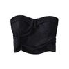 Fashion Summer Sexy Tube Top Sexy Tops Women's Ruched Short Fashion Tape Sleeveless Tight Vest