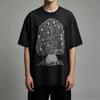 Yao Fashion Kanye West Hip Hop Wisdom Tree Washed Retro Loose Vintage  Shortsleeved Tshirt Tide Ins Style Tshirt For Unisex