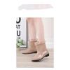 Women's Fashion Anti Slip Waterproof Cotton Midsole Rain Shoes Rubber Shoes