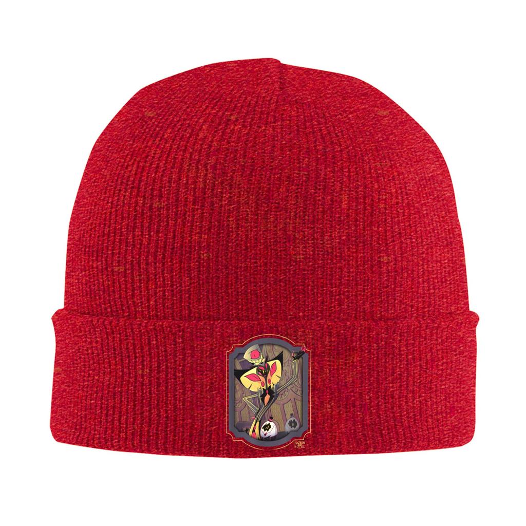 Men Women Unisex Hazbins Hotels Sir Pentious Beanie Hats Cute Knitting Hat Autumn Outdoor Caps Thermal Elastic Bonnet Hats