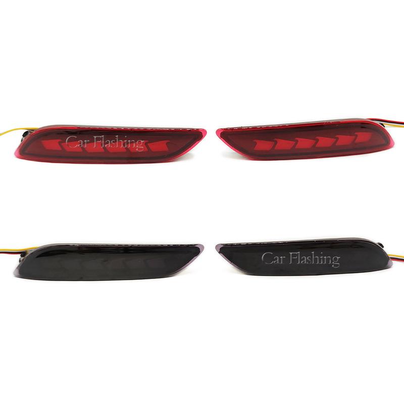 LED Rear bumper reflector light tail brake light fog lamp Dynamic Turn Signal For Toyota Camry2018 2024