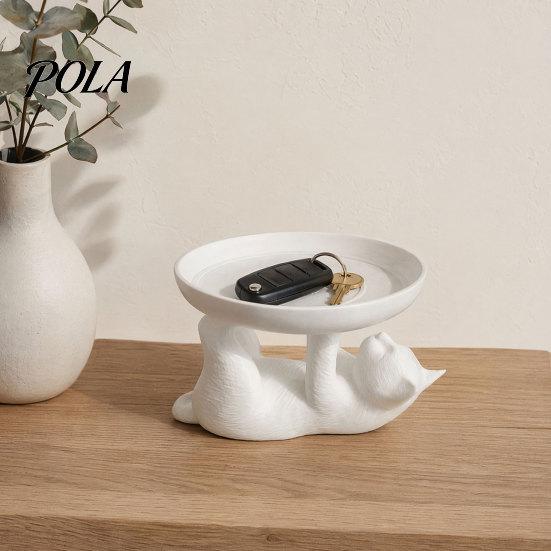 Practical Jewelry Dish Storage Rack, Cat Shape, Anti-Falling Ring Holder, Durable Clean And Tidy Rack Resin Anti-Slip Space-Saving Organizer, for Home