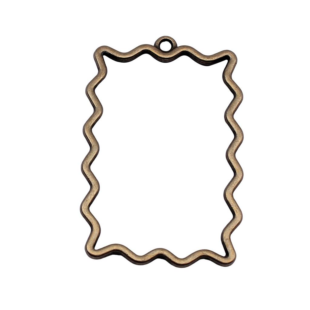 Planet Charms Geometric Openwork Resin Pendants For Space Themed DIY Jewelry Accessories