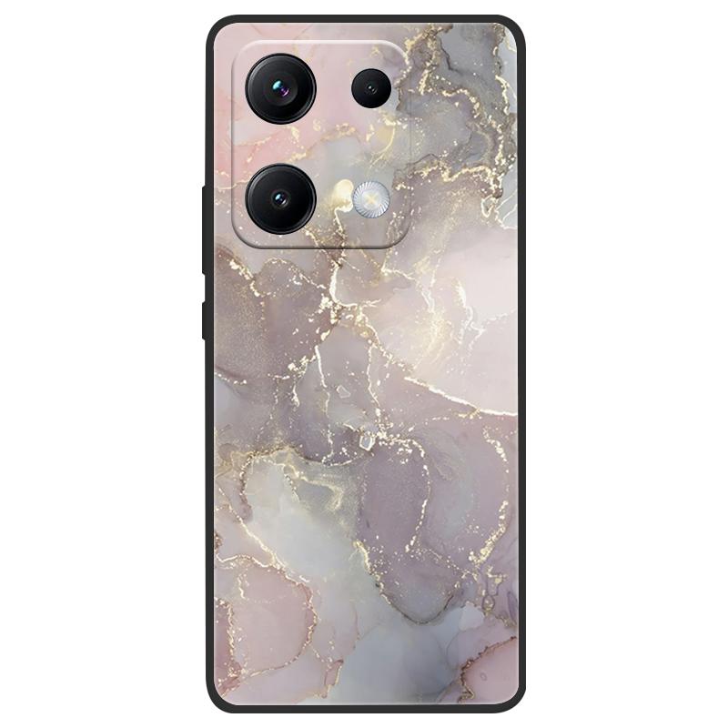 For Redmi Note 14S 4G Phone Case 14 s Marble Painting Pattern Soft Silicone Anti Drop Cover For Xiaomi Redmi Note 14S Shell