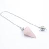 Natural Hexagonal Crystal Pyramid Pendant