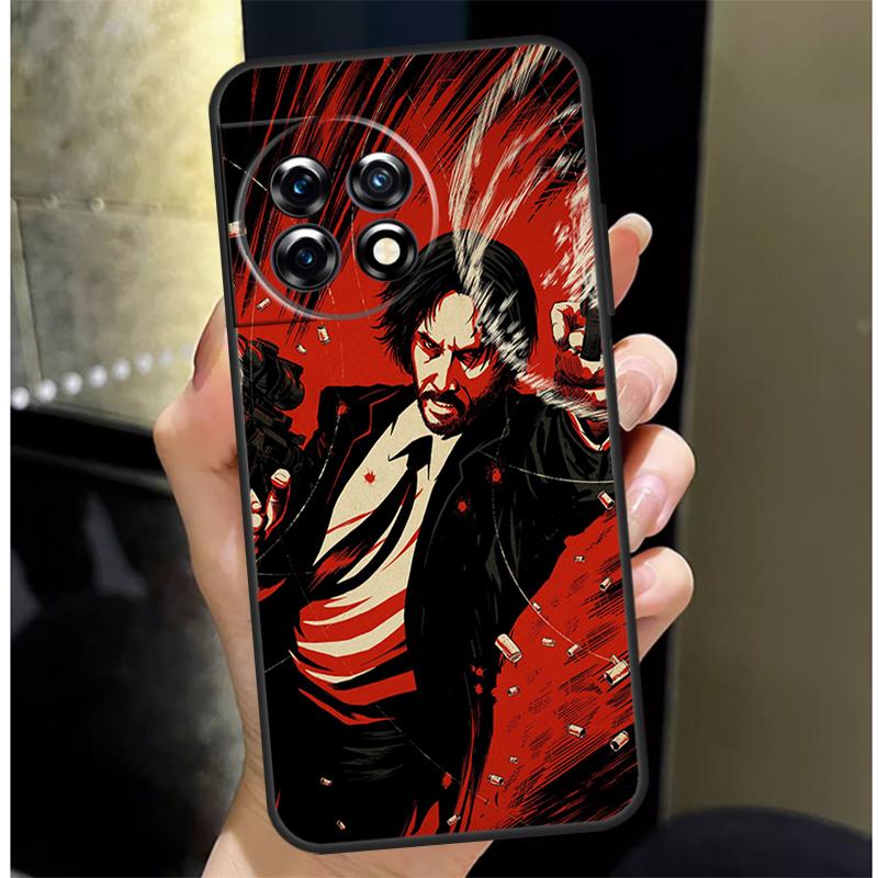 John Wick Cover For OnePlus 13 13R 12 12R 11 10 Pro 8T 10T OnePlus Nord 4 CE 2 3 Lite N10 N20 N30 Case