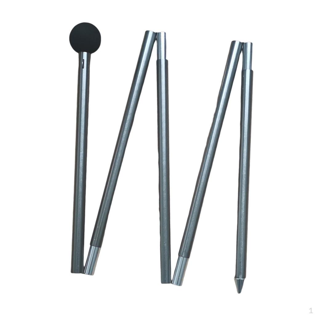 Canopy Rod Tarp Pole Five Sections Beach Shelter,Replacement Multifunctional Bracket,Support Tent