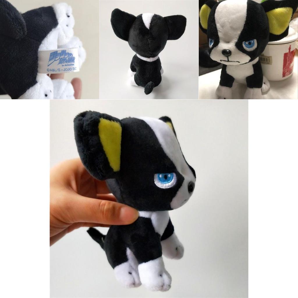 Super Soft Jojo's Bizarre Adventure Golden Wind Dog Iggy Plush Toy For Collectors And Kids