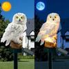 4pcs Solar Garden Light Outdoor Owl Solar Garden Stake Light Waterproof Warm White Led Light For Garden Patio Lawn Walkway Decor