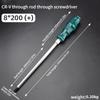 Super Hard High Manganese Steel Impact Screwdriver - Extended Heavy-Duty Bit for Auto & Woodworking Repairs