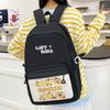 Vierteiliges Rucksack-Set Kinder-Schüler-Cartoon-Schultasche Damen Multifunktionaler Rucksack