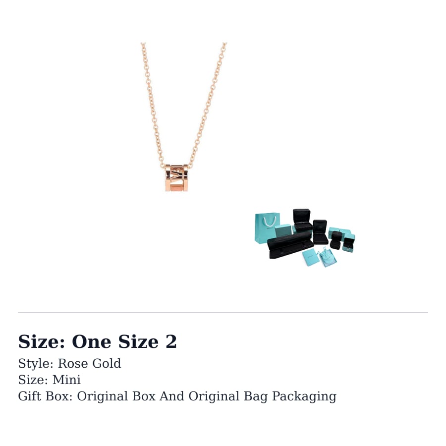 TIFFANY & CO. Necklaces Women's 32803059