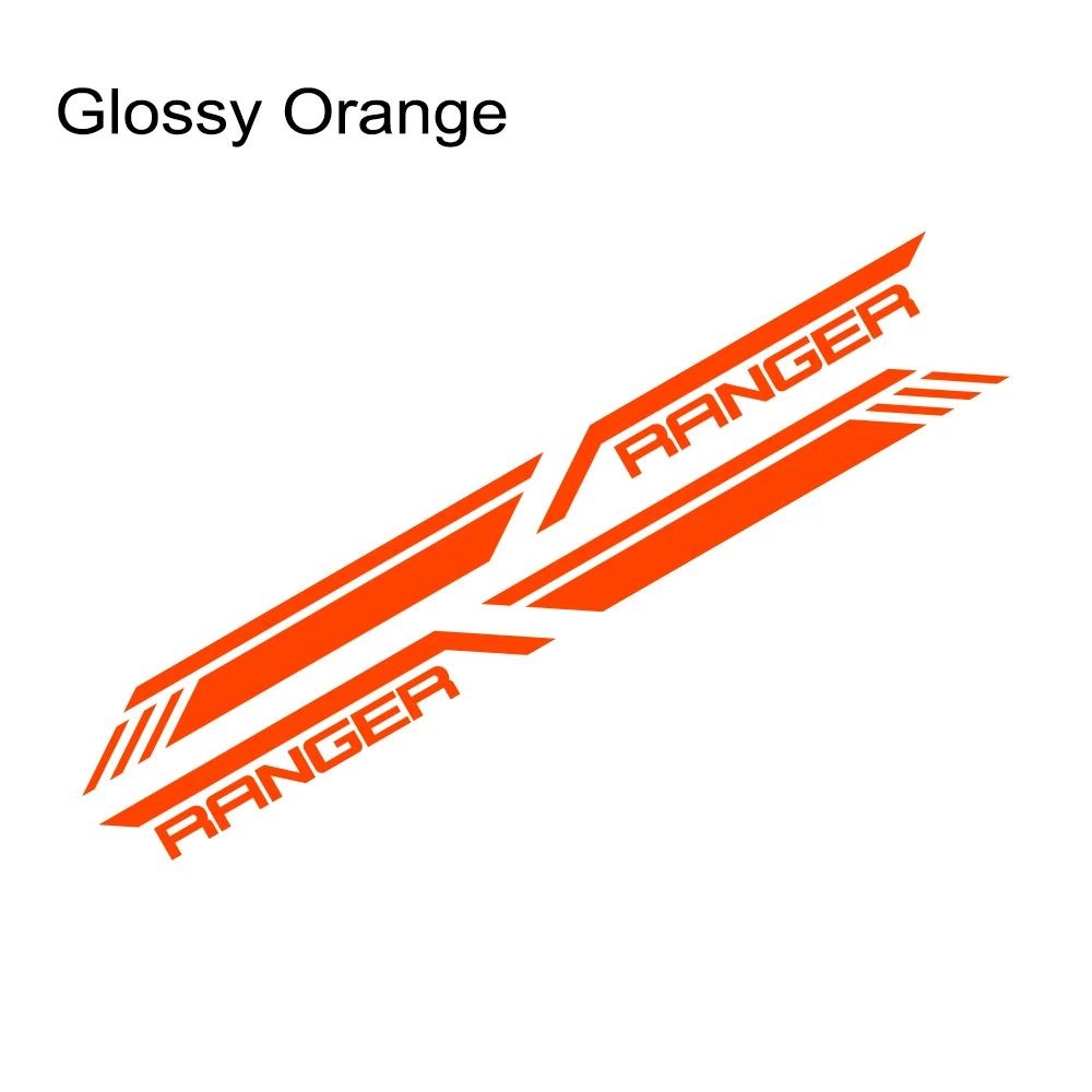 Pickup Side Sticker For Ford Ranger Raptor T6 XLT T8 T7 Car Stripes Style Decor Decal Truck Vinyl Cover Auto Tuning Accessories