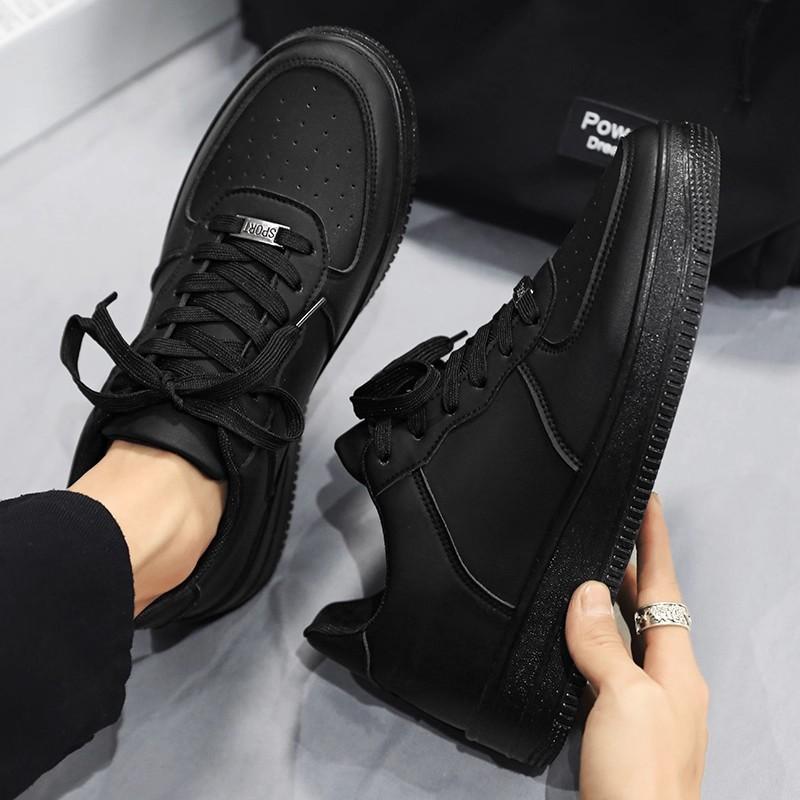 Platform White Shoes Women's 2025 Summer New Black Shoes Ins Trendy Versatile Niche Board Shoes Casual Shoes Men's Shoes