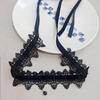 Gotický Lolita Mašle Krajkový Choker Náhrdelník pro Ženy