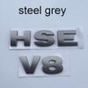 ABS 3D Letters Emblem V8 HSE Badge For  Discovery 3 4 Freelander 2 Car Styling Tail Trunk Sticker