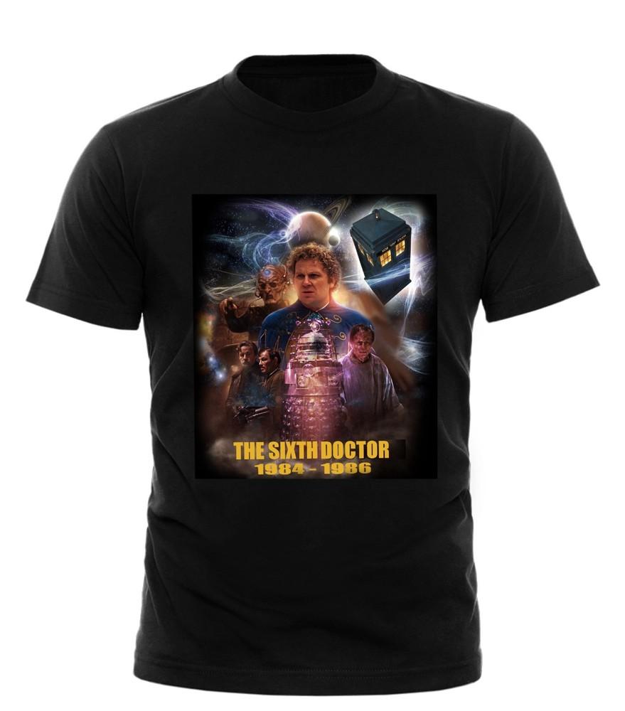 

THE SIXTH DOCTOR TShirt All sizes 80#039;s SciFi TV Dr Who unisex adult Unisex T-Shirt XXXXL