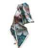 Silk scarf, long strip, high-end summer new neck protector, matching shirt, peony scarf, scarf, headscarf, headband, streamer.