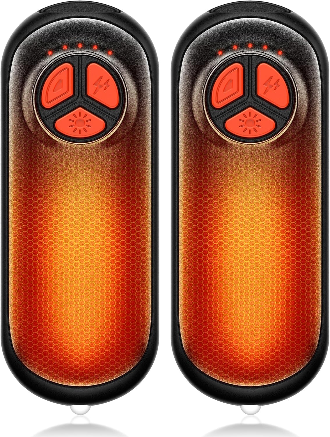 

Upgraded Rechargeable Hand Warmers 2 Pack, AI Electric Portable Heater, 5 Heat Settings, Fast Warm, for Hunting, Camping, Hiking чорний