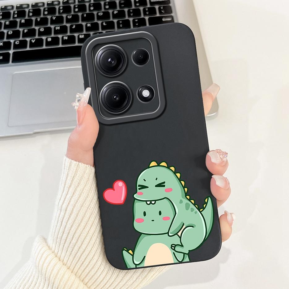 For Xiaomi Redmi Note 14S Case 6.67'' Cute Cat Dinosaur Cartoon Cover Matte Phone Case For Redmi Note 14S Note14S 4G Soft Fundas
