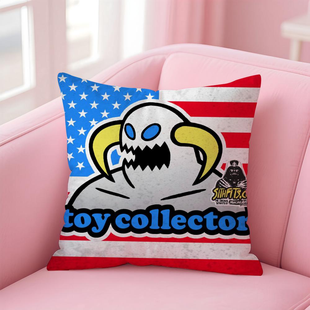 Brand T-Toy MachineS Skate Cushion Cover Comfortable Reversible Pillow Cover Ideal for Car Sofa Bedroom & Beyond