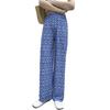 2023 Women's Plus Size Summer Rayon Nine-Point Casual Wide-Leg Pants