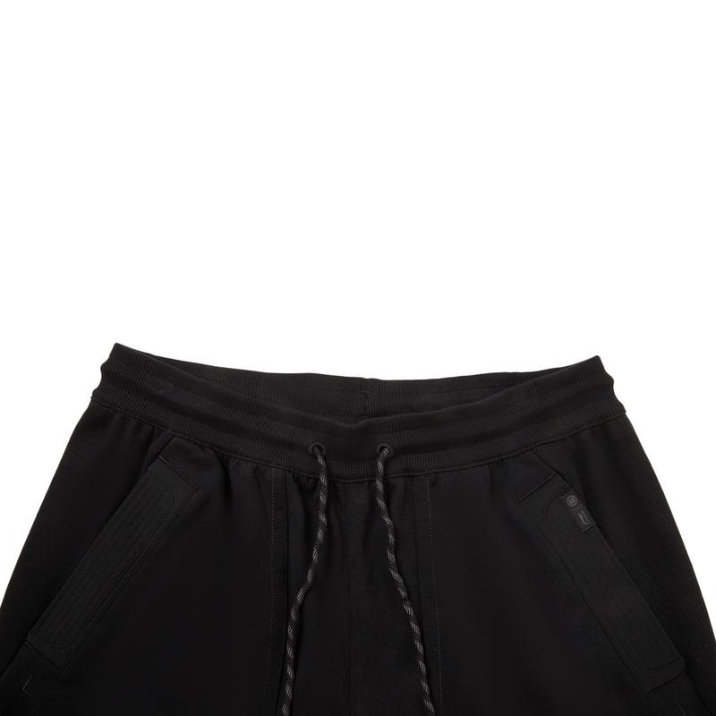 Li Ning Reflective Ice Feel Comfortable Loose Knit Sports Pants Unisex bottoms Black AKLW415-2