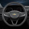 Leather Car Steering Wheel Cover for Chevrolet Chevy Malibu Spark Tracker Cruze Sonic Camaro Equinox Volt Seeker Accessories