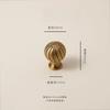 Zinc Alloy, Corrugated, Round, Round Handle, Bedside Table Wardrobe, Wine Cabinet Drawer, Gold Handle, Simple Kitchen Cabinet