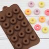 Mini Stampi in Silicone per Ciambelle per Caramelle Gommose, Stampo per Cereali Fruit Loop, Teglie per Ciambelle ad Anello per Fare Cioccolato, Candele, Sapone, Cera Fusa